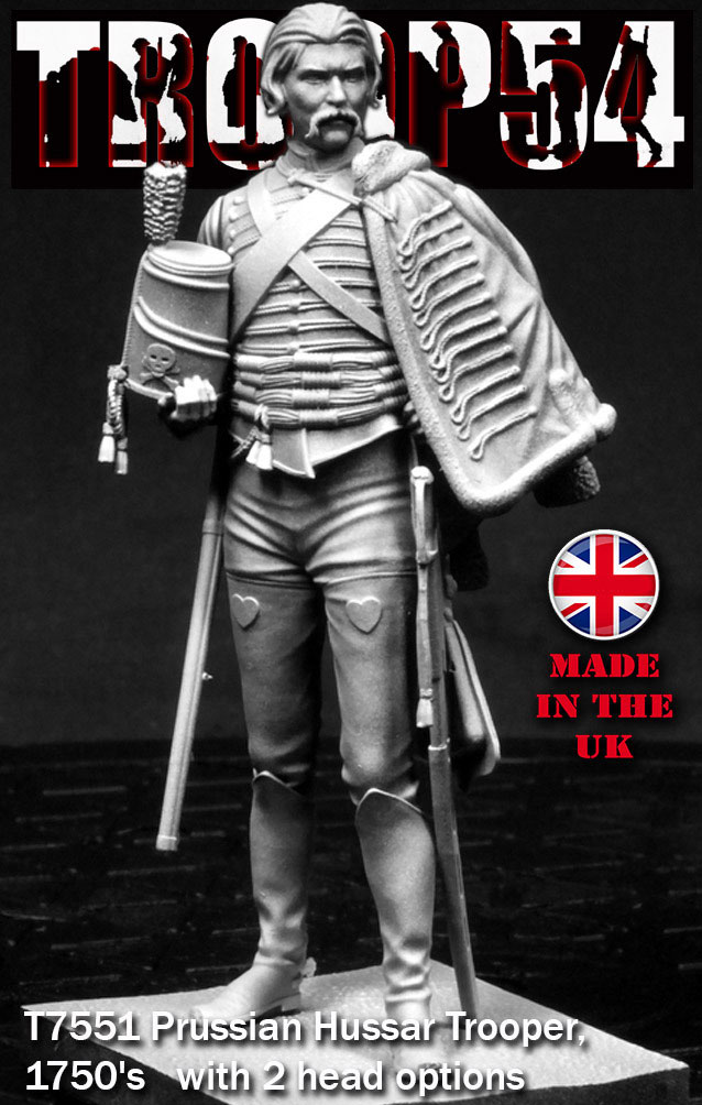 Prussian Hussar Trooper 1750